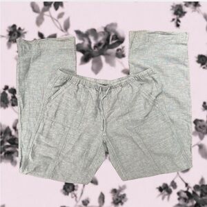 Gray Linen Pants